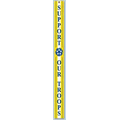 Support Our Troops Horizontal Streamer - 12"x60"